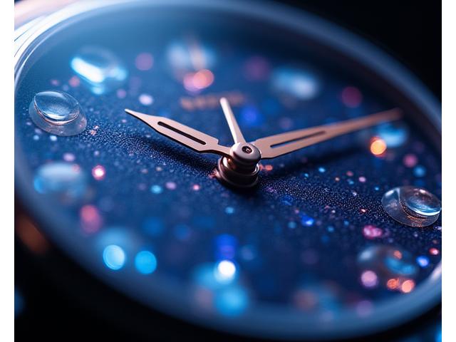 A blurred, artistic preview image of the future 'Nebula' limited edition watch, hinting at a starry, complex dial.