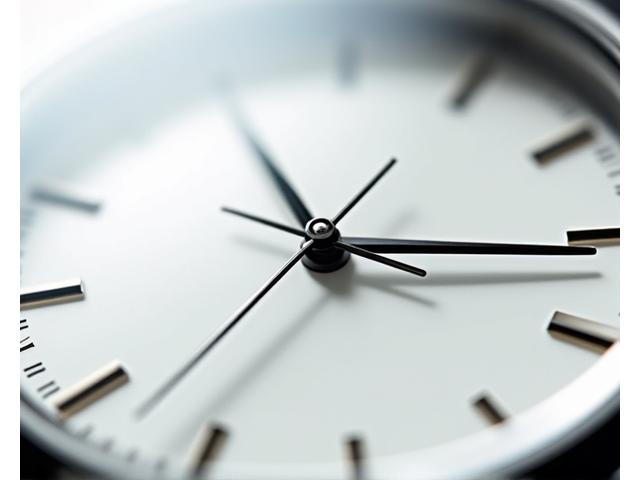 Macro shot of a watch face showcasing clear sapphire crystal glass